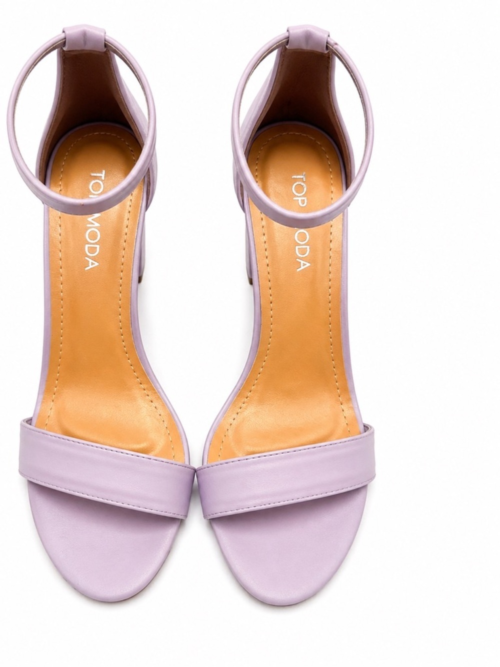TOP‎ Moda Women's Lavender Heeled Sandals